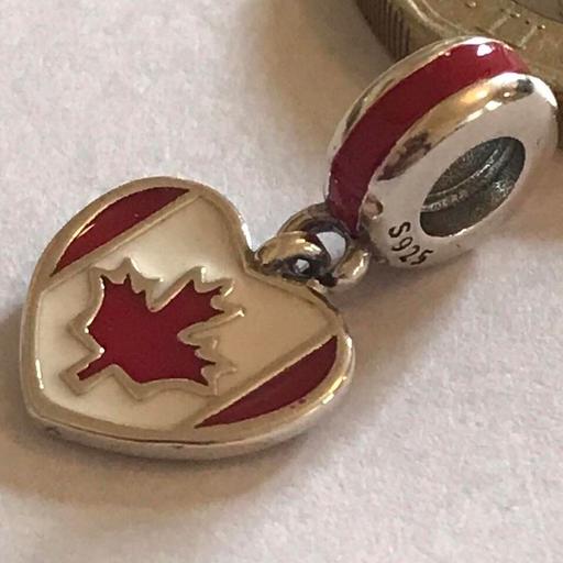 Buy & Sell Greater Manchester Stockport - Photos for Genuine 925 Silver Canada Flag Charm Pandora 