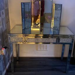 Mirrored dressing table an mirror paid £420 selling £180