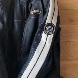 Worn once men’s leather motorcycle jacket SPIDI cost over £300 - worn once