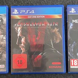 PS5 - Spiele nur im Set zu verkaufen!
Metal Gear Survive, The Phantom Pain und Ground Zeros
Kein Tausch. Nur Abholung. Verfügbar bis gelöscht.
Mache bitte ein vernünftiges Angebot.
