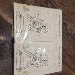 Originalverpackte Hochzeits-Malbücher für Kinder, 10 Stück