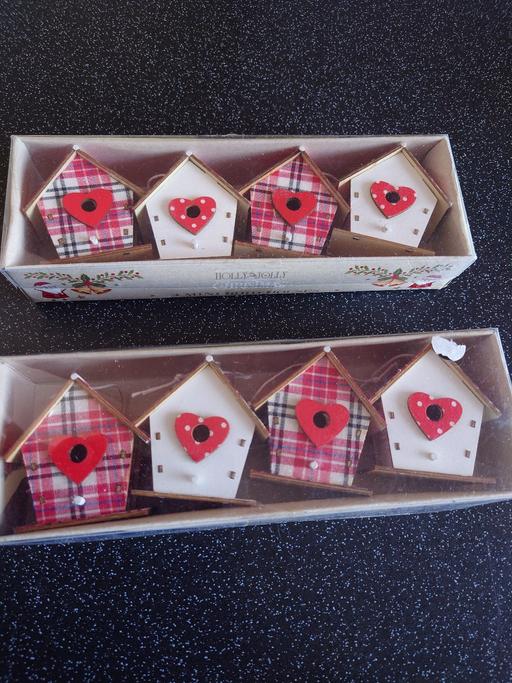 Buy & Sell Leicestershire Charnwood - Photos for 2 packs of mini bird houses decorations