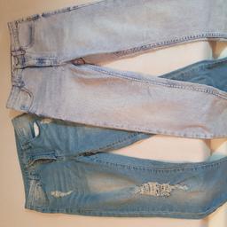 die Jeans mit den Flicken ist von Shein Gr. S
die andere Jeans ist von Bershka
Preis je Jeans 5,-€ der Preis ist verhandelbar