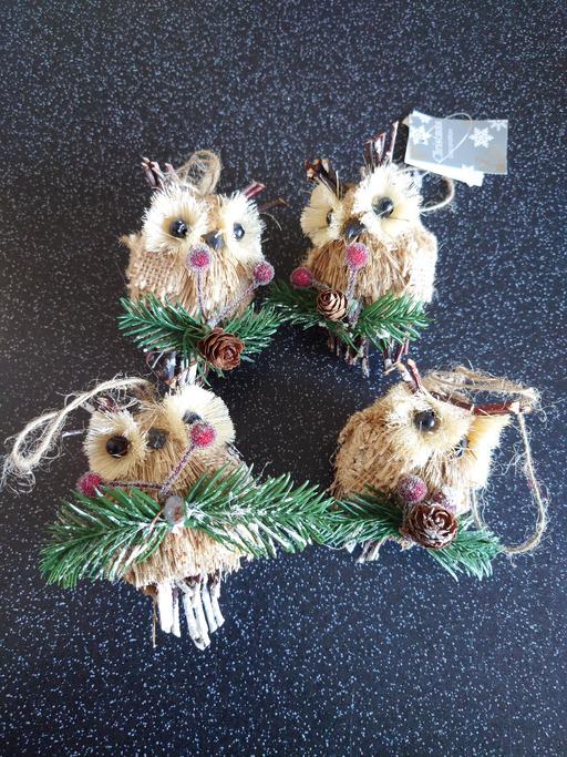 Buy & Sell Leicestershire Charnwood - Photos for Set of 4 owl hanging decorations