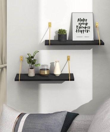 Gronda Black Floating Shelves Wall Mounted In E10 London Für 20,00 ...