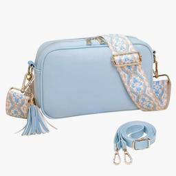 YILCER Crossbody Camera Bag For Women, Leather Tassel Ladies Cross Body Bag with Changeable Guitar Wide Strap(2 Shoulder Straps), Light Blue

6 in stock.

FREE DELIVERY in the Blackburn Area. Can collect if you prefer. Message for Availability
