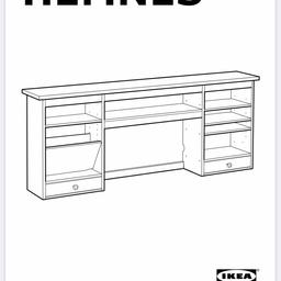 IKEA hemmed desk extension 152/63