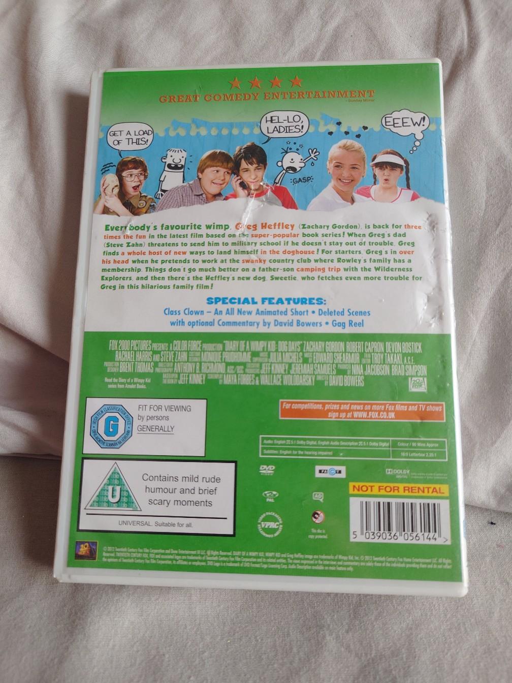 Diary of a wimpy kid 3 dog days DVD in LE11 Charnwood für 1,00 £ zum ...