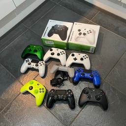 For sale is a job lot of PlayStation and Xbox X 11 controllers. All will be sold as faulty due to returns. The controllers all power on and work however some may have sticking buttons or drift on the sticks. I’ve sold many controllers like this previously and never had any complaints. £65 no offers. Bargain price.