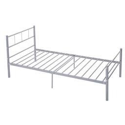 Single metal bed frame silver brand new in box and also we do single mattress start from £50 and we can deliver local