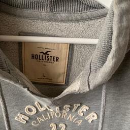 Womens grey Hollister hoodie