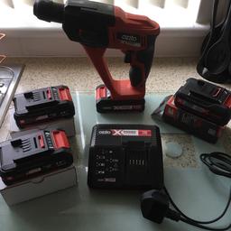 I’ve only used it for my own diy jobs,it works perfect without any issues at all,it comes with 4 batteries which 3 are brand new batteries,all 4 batteries are perfect,there is more than £150 In batteries alone.