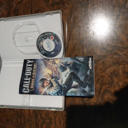 Call of duty PsP console game
Platinum PlayStation portable.
in good condition, with manual check pics