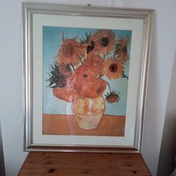 Large picture of Van Goghs Sunflowers.In very good condition.
34x40 inches.Collection only.