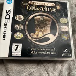 Nintendo ds game 
Professor Layton and the curious village . 
Collection only