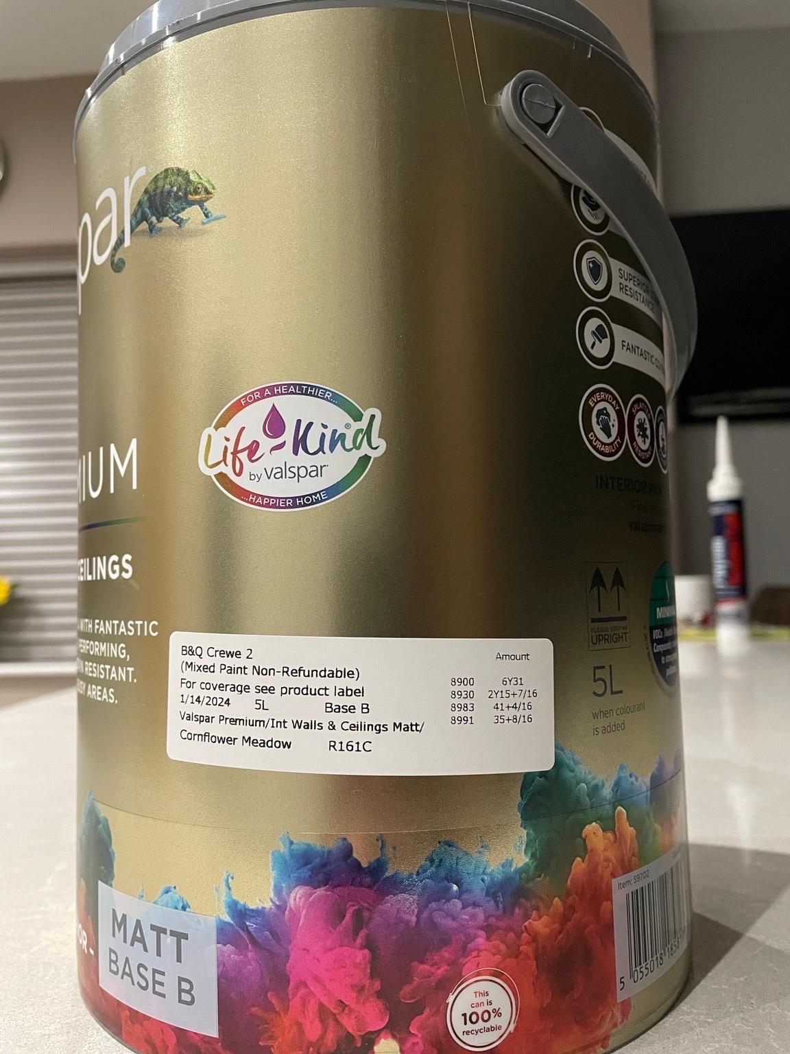 Valspar Premium Paint Cornflower Meadow in CW11 Sandbach für 35,00