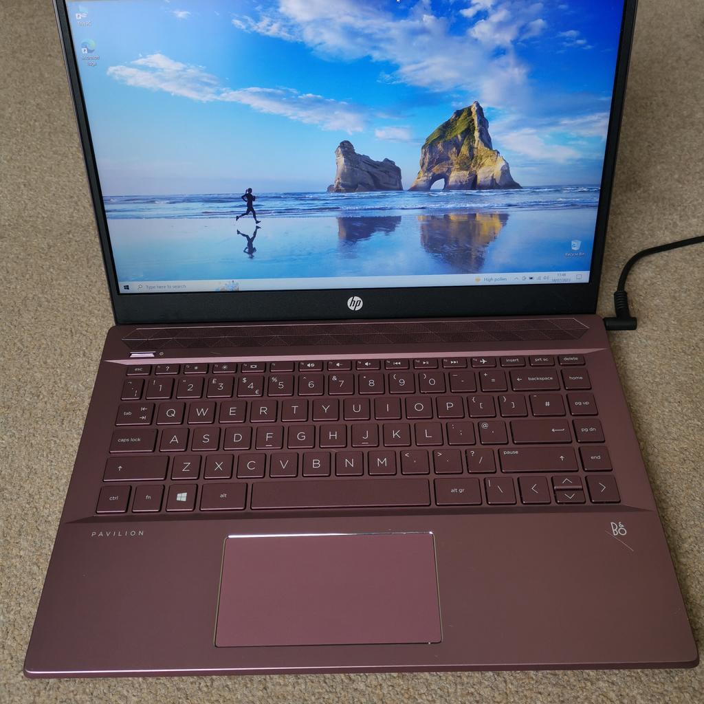 Laptop HP Pavilion 14-ce2503sa

Laptop HP Pavilion 14-ce2503sa 14" Intel® Core i3 Laptop - 256 GB SSD, Mauve
Everyday: All-rounder for work and play
Windows 10
Intel® Core¿ i3-8145U Processor
RAM: 8 GB / Storage: 256 GB SSD
Full HD screen
Battery life: Up to 11.5 hours
It is in used condition
Cash on collection