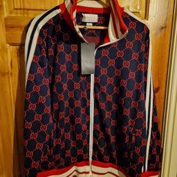 WhatsApp me on 07889333682 for any info or questions 

Gucci Tracksuit Top - New - Size XXL but fits more like Large / XL