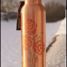 Brand new pure Copper Water Bottle Colour Changing Floral Design Magic Water Bottle 950 Ml

Made from 100% Pure Copper. Superior quality

I have 2 left £15 each