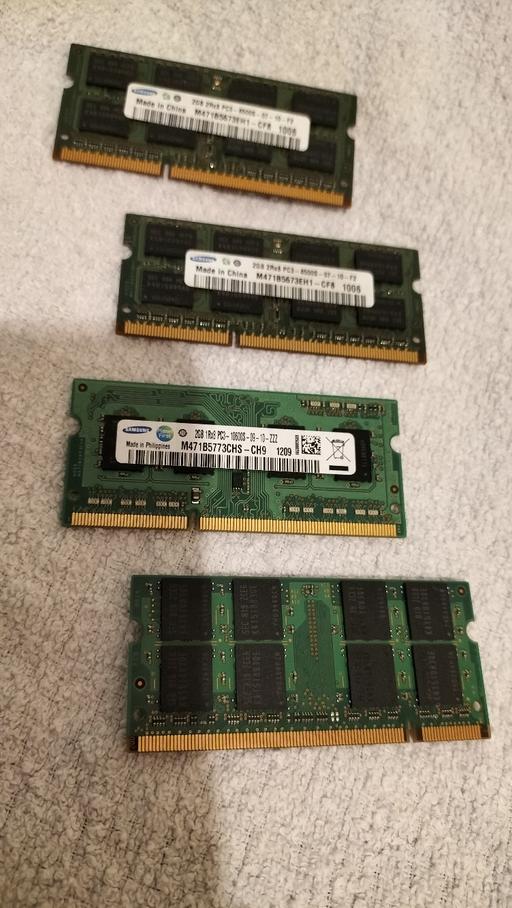 Buy & Sell East London Upton Park - East London - Photos for 8GB DDR3 (4x 2GB) laptop RAM memory Samsung