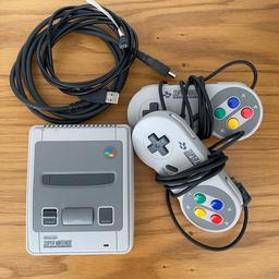 Super Nintendo SNES Mini mit allen beliebten Spielen inkludiert. Spiele sind bereits installiert. Einfach einstecken und losspielen!