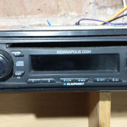 RETRO CAR CD STEREO RADIO.
REMOVABLE FRONT. GOOD COSMETIC CONDITION NOT BEEN TESTED SINCE BEEN STORED IN GARAGE FOR YEARS! SO SOLD AS SEEN.
ALL WIRING THERE, AND WIRING DIAGRAM ON THE CASE. COMES WITH SINGLE DIN FITTING BRACKET. ONLY £10.
COLLECT WORSBROUGH BRIDGE OR WILL DELIVER FREE IF VERY LOCAL OR CONSIDER FURTHER FOR FUEL COST.
click on pictures to view in full, 'pinch' to zoom in.
click on my profile picture to see my other items for sale.
***** 5 STAR BUYER *****