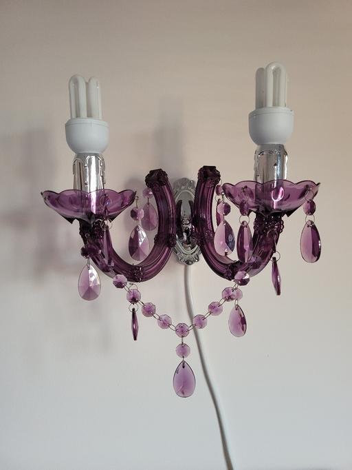 Buy & Sell Kent Medway - Kent - Photos for CHANDELIER 2 ARM WALL LAMPS LIGHTS.