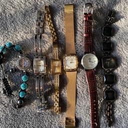 Bundle of ladies watches
Morgan, quartz etc all just needing batteries collect from s13