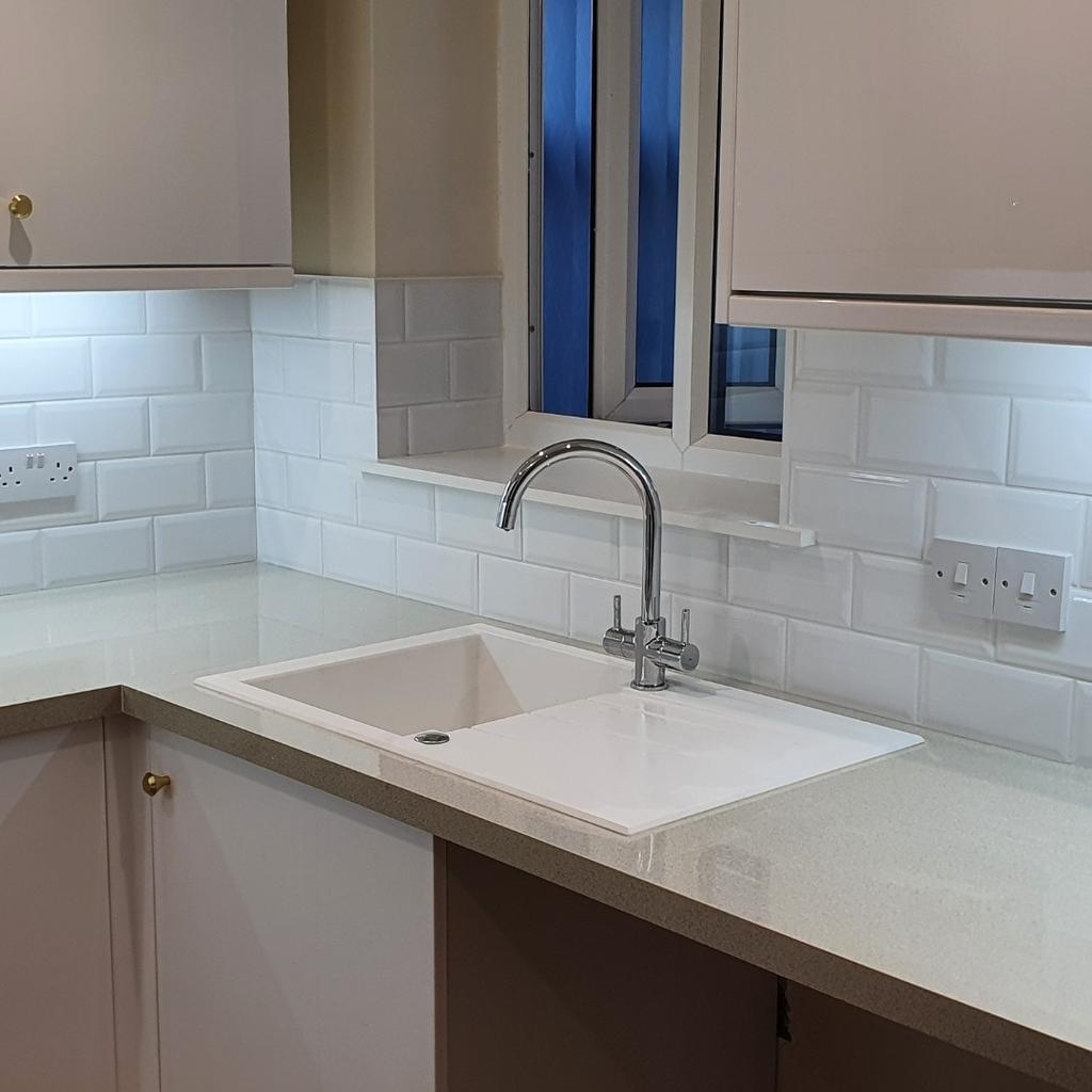 kitchen walls tilled from £299
have your kitchen walls tiled above the worktop upto the units in metro brick tiles.. different colours and tiles are available.. price includes tiles adhesive grout and labour from just £299..
25 years experience clean neat reliable tiler contract mike on 07783016190 or email mgceramics@hotmail.com for a free quote.. we cover all over the North West.. thanks mike
