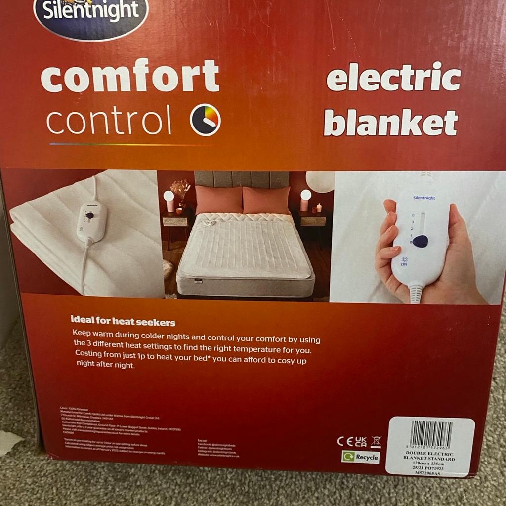 Brand new in box electric blankets. In 3 sizes ( single, double and king). Price ranging 12,15,18
