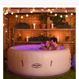 Hot tub only been put up once good as new lights never been used brand new comes with cover excellent condition pick up only