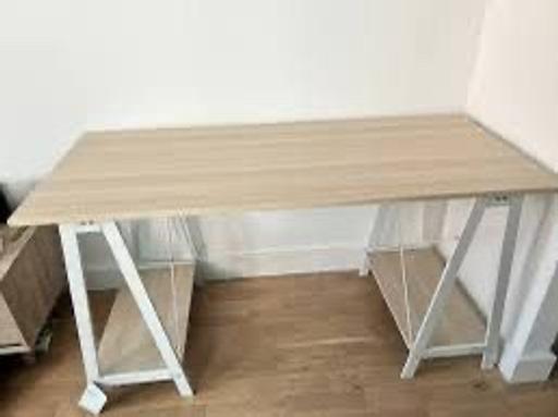 Buy & Sell Warwickshire Warwick - Photos for Habitat Trestle Table Office Desk - White