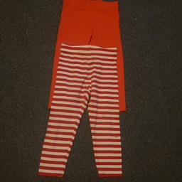 2 pairs of baby girls leggings, both aged 18/24 months, both good condition.