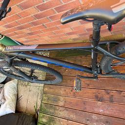 Men’s Blue Carrera Hellcat Bike
Not even a year old selling as don’t get to use it much no scratches or anything on frame front brake is a bit slack just needs tightening up as not had time to do it everything else is good as new on the bike hardly used