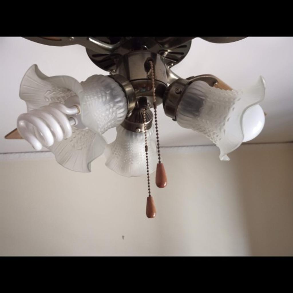 Vendo lampadario con ventilatore a velocità variabile con 3 luci