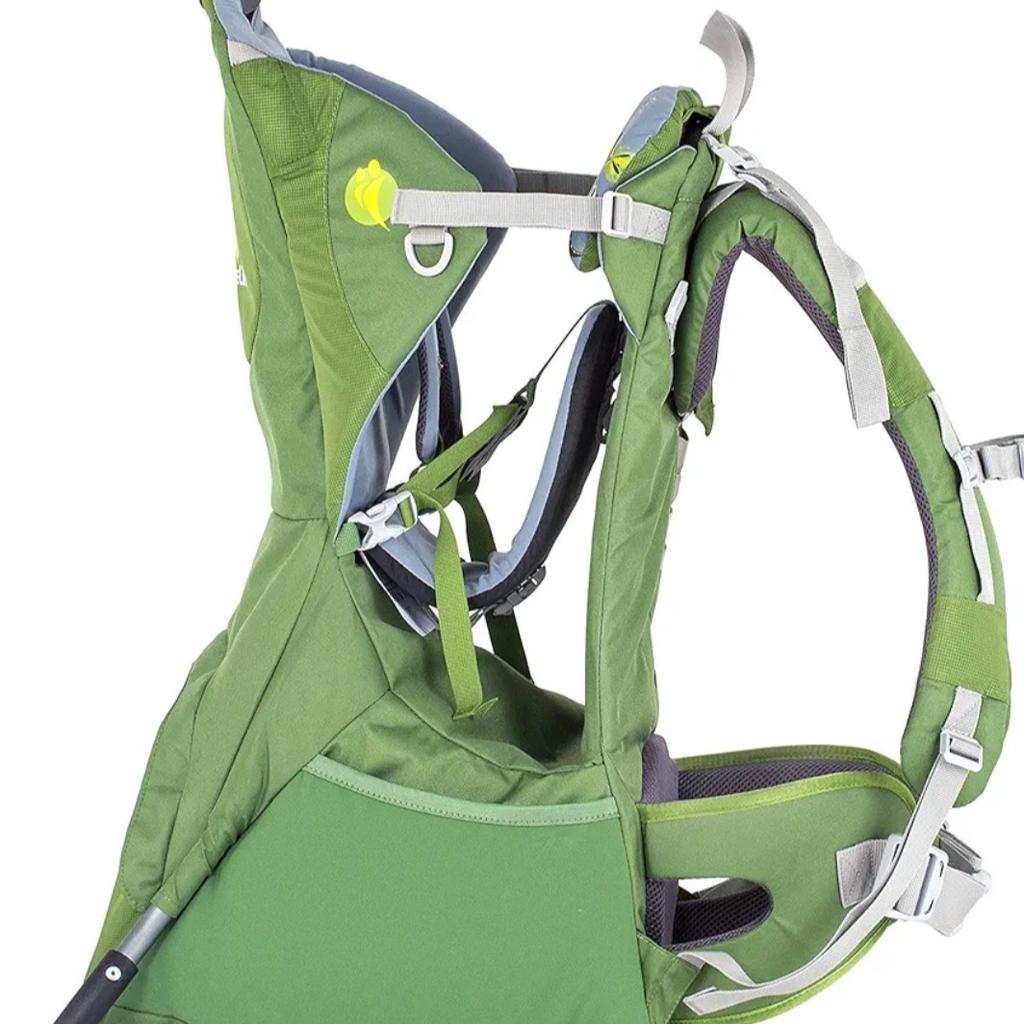 • Brand: LittleLife
• Colour: Green
• Material: Synthetic
• Strap type: Adjustable Strap
• Maximum weight recommendation: 15 Kilograms
• Closure type: Buckle
• Adjustable back system
• Kick out leg for stability
• Storage in base
• Adjustable seat