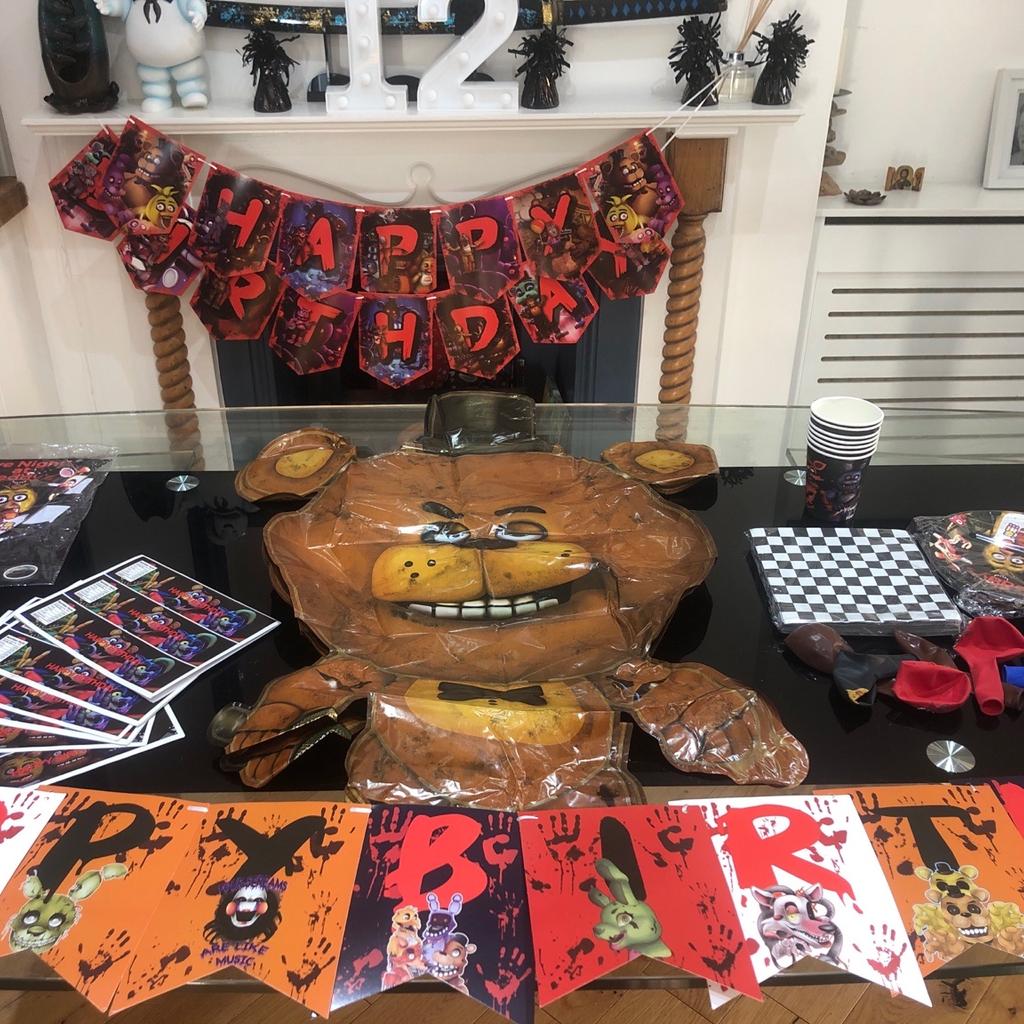 Fnaf birthday decorations in SW16 London for £20.00 for sale