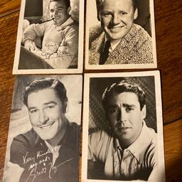 Various Hollywood eta postcard’s
Some with stock signing prints  
Price is each 
Great memorabilia at cheap price