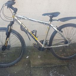 mountain bike in good condition gears need tightening but overall a good bike