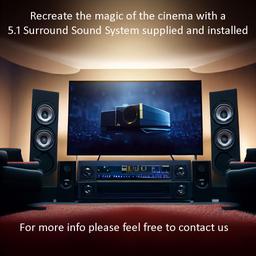 Are you looking to upgrade and enhance your TV viewing experience? Do you want to enjoy crystal clear sound and immersive surround effects on a new TV?
 
If so you have come to the right place.
We offer a wide range of products and packages to suit your needs and budget. Whether you want to just upgrade you’re TV, maybe a simple soundbar upgrade or even a full home theatre system, we can help you set it all up and optimize it for the best performance.

LET US TRANSFORM YOUR ROOM INTO A CINEMA.