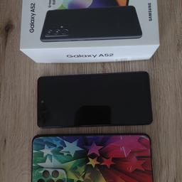 Samsung Galaxy A52 Farbe Awesome Black, 128Gb. Mit original Verpackung ohne Ladegerät. Handyhülle gratis
Offen für alle Netze
Voll funktionsfähig keine Schäden