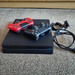PS4 1Tb + 2 x controllers + charging station (with adaptors included) + 9 x games, used very less, in very good condition.