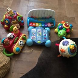 6 battery toys in good condition 
Some need batteries 
Collection only