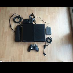 Very well looked after Black Xbox One Console with power adapter, HDMI cable, Kinect Sensor, Samsung 4TB HDD formatted hard drive for Xbox one use, An Elite Controller One and paddles (Controller is without grips). Good condition and all in full working order. For collection or delivery. Xbox has been looked after really well, only one user. Xbox has been factory reset and is ready to use by a new gamer.