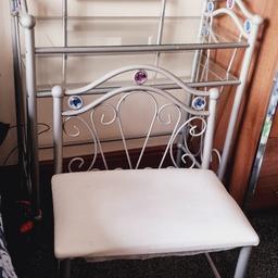 Young Girls Dressing Table with Chair in good condition as seen in pictures.. Need Going due to space. 