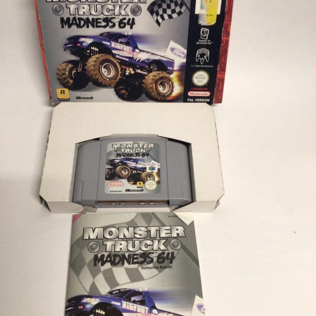 Mario Kart 64: 60€ VERKAUFT
EA Supercross 2000: 80€
Monstertruck Madness 64: 80€
