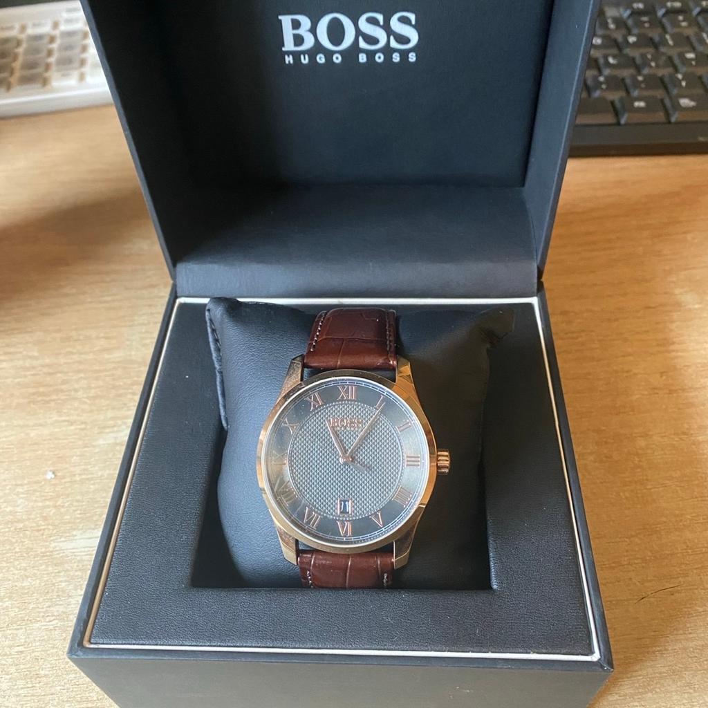 Hugo boss watch , complete with original presentation box, bargain for the price