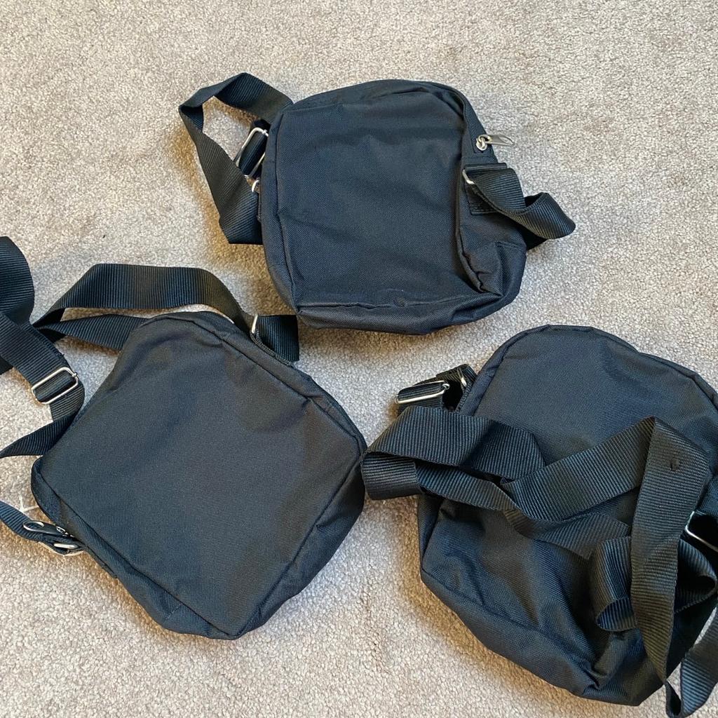 NEW travel bag - good quality with strong lining and sturdy straps. Front zipped pocket. I have three at £6 each - offers welcome. Can post for extra.