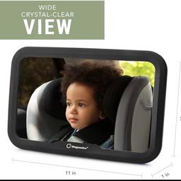 Baby car mirror to use with rear facing car seats
Straps on to rear headrest

From a pet and smoke free home

COLLECTION ONLY
WILLENHALL WV13