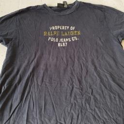 Lässiges T-Shirt mit Aufdruck von Ralph Lauren in Größe XL
